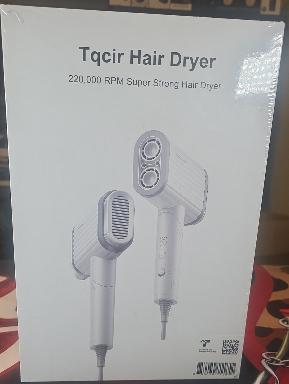 Tqcir Hair Dryer 220,000 RPM Super Strong Hair Dryer Factory Sealed!!